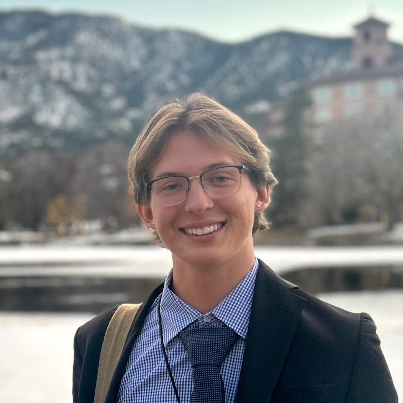 Portrait of Cameron Becker, Fort Collins percussionist and music educator